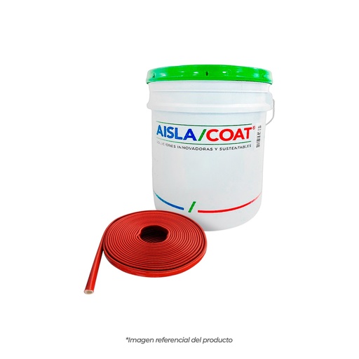TUBULAR FIBRA VIDRIO SILICONADO ROJO 40MM APROX 1-1/2 SEALCO